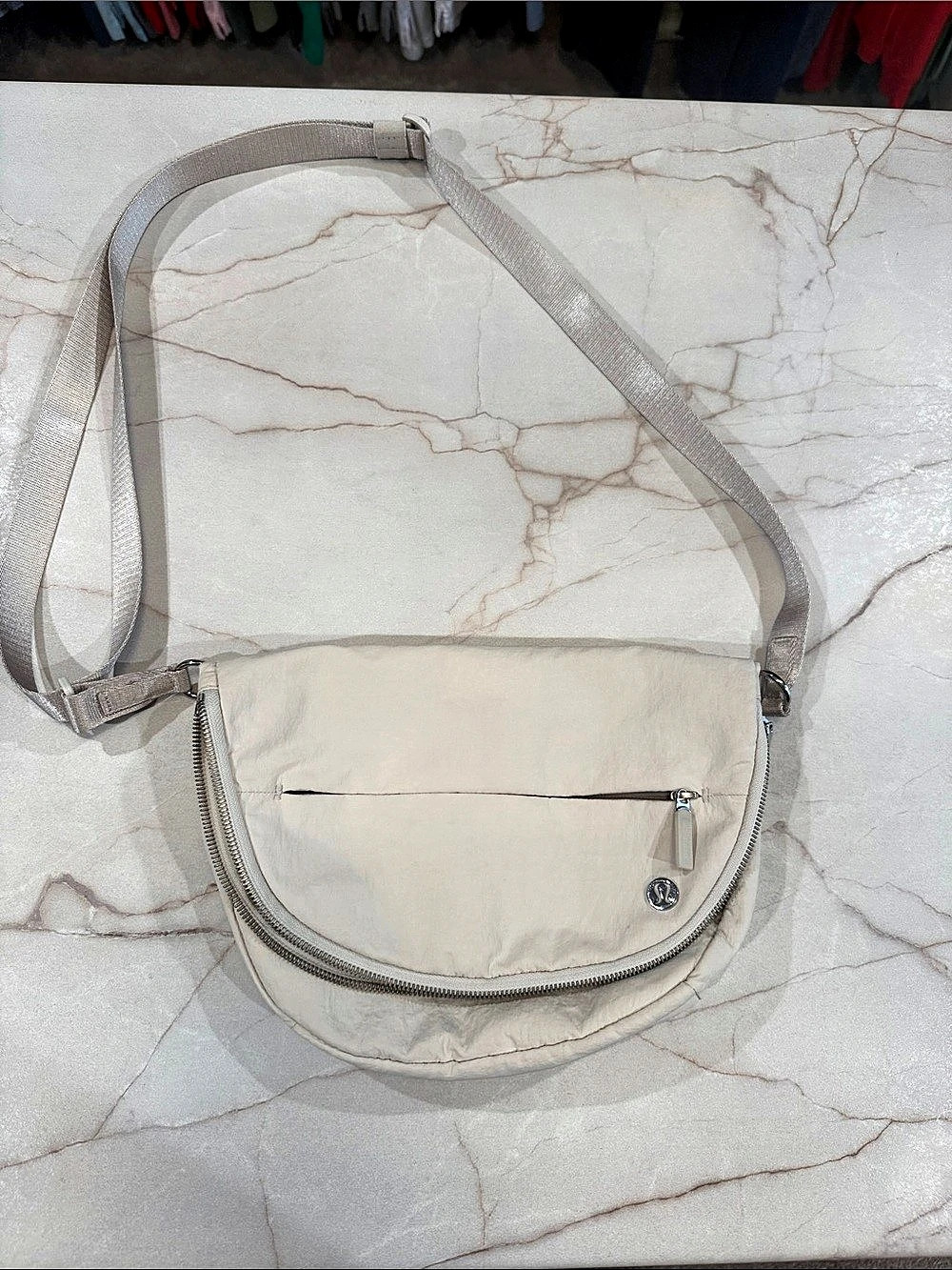 lululemon All Night Festival Crossbody Bag 5L Cream